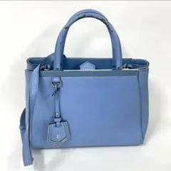 フェンディ FENDI プチトゥージュール バッグ ブルー 青 ハンドバッグ