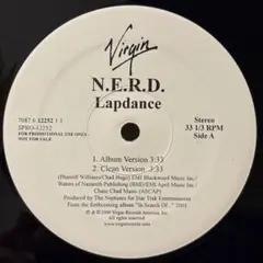 プロモ盤　N.E.R.D. - Lapdance レコード