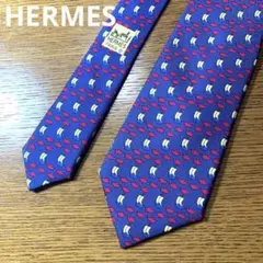 【美品】HERMES エルメス ネクタイ