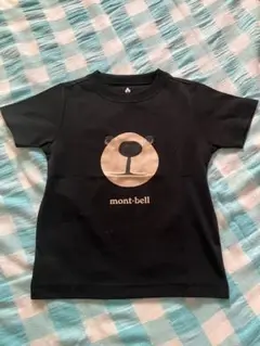 mont-bell クマ顔プリント Tシャツ 100