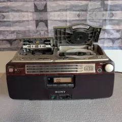 【動作品】ソニー　CDラジカセ　CFD-A100TV　昭和　レトロ 動作品】ソニー CDラジカセ CFD-A100TV 昭和 レトロ