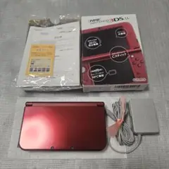 極美品 Nintendo new 3ds LL メタリックレッド