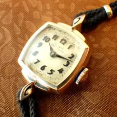 【1950年代】ジラール・ペルゴ スイス製 10金張　ヴィンテージ 手巻き腕時計