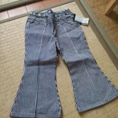 F.O.キッズ★　ヒッコリーデニムパンツ 95cm　新品タグ付き