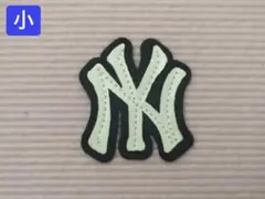 【MLB★WAPPEN】ニューヨークヤンキース！ワッペン☆タイプＥ白黒小＜1枚＞