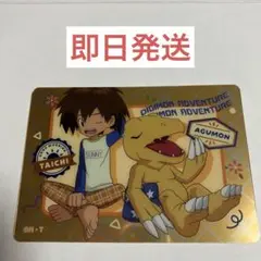 デジモン 寝起きシリーズ トレーディングクリアカード アグモン＆太一