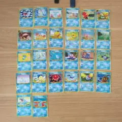 ポケモンカード旧裏　 水タイプ 26枚セット