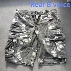Real B voice 迷彩柄 ハーフパンツ　メンズ　サイズ30
