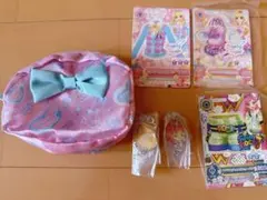 アイカツ！エンジェリーシュガー　ポーチ 星宮いちご　音城セイラ　チャーム　カード