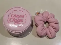 Chupa Chups ピンク シュシュ ポーチ付き