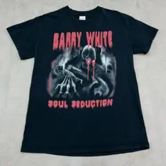 BARRY　WHITE　バリーホワイト　スカル　骸骨　Tシャツ　古着　ブラックS