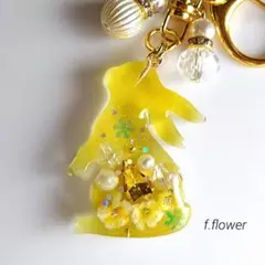 キーホルダー レジン うさぎ 458