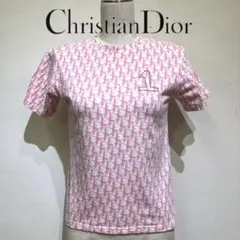Christian Dior クリスチャンディオール　ピンクロゴTシャツ
