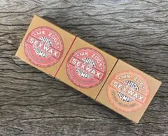 新品、SEX WAX 3個セット サーフィン ワックス レッド/オレンジラベル