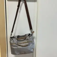 Silvia Rossini ショルダーバッグ シルバー　2way