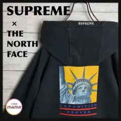 【レア】SUPREME × THE NORTH FACE◎パーカー A629