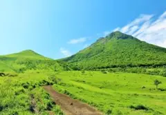 M45 飯盛ヶ城と由布岳/豊後富士/大分/日本の風景/アートパネル