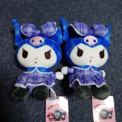 クロミ　サンリオキャラクターズ　チェック×チェックドール2　２体セット
