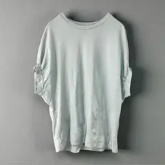 ミントグリーン Tシャツ　半袖カットソー　ドルマンスリーブ