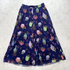 【極美品】ヴィヴィアンタム タイガーシノワズリ ワイドパンツ パワーネット L