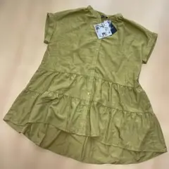 MUMU 半袖　ボタンシャツ