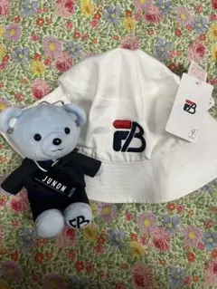 美品　BE:FIRST FILA バケットハット&JUNONくまセット