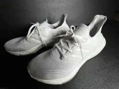 美中古★adidas ultraboost 21 ホワイト 28.0cm