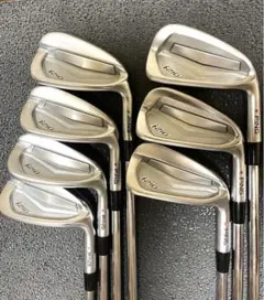 ping i210 アイアン 5〜W.U 7本 AMT ツアーホワイト s200