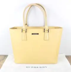 BURBERRY バーバリーロゴレザートートバッグ