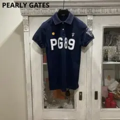 パーリーゲイツ 半袖シャツ 1 ネイビー PG89 ゴルフウェア