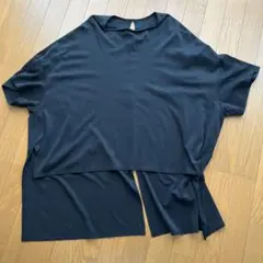 HAVEL studio Cotton Big T-sh ブラック　カットソー