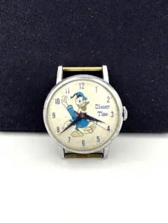 f600 フェイスのみ DISNEY TIME ドナルドダック 腕時計 不動品
