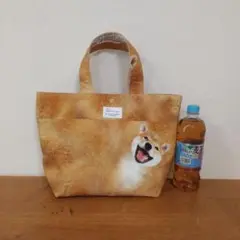 ★リアルプリント★柴犬柄バッグ★