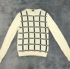 JIL SANDER 格子柄 セーター
