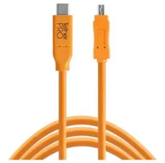 テザーツールズ USB-C to 2.0 Mini-B 8-Pin (4.6m)
