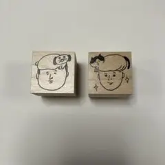 新品未使用 hanco makkey スタンプ 2個セット はんこ