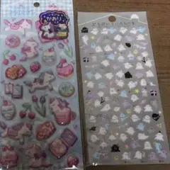 いちごの香り付き　シール　もちもち　ぷにふに　ステッカー　海外　ユニコーン