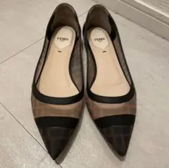 最終値下げ FENDI 大人気 フラットシューズ 美品