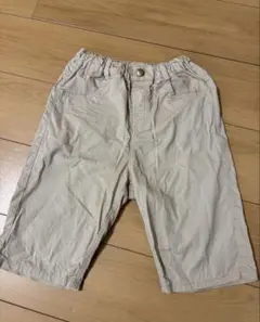 ダディオダディ ハーフパンツ ベージュ 丸高衣料 キッズ パンツ 140