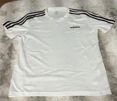adidas IIIストライプ ドライTEE