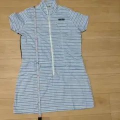 Kolwin ストライプ ワンピース 　ＬＬ　ラウンド未使用