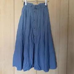 14 KENZO JEANS デニムロングフレアスカート