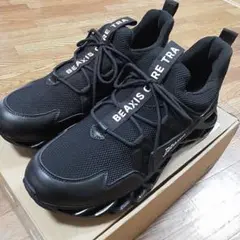 BEAKS TRA 新品　ブラックスニーカー4L　27.5～28.0