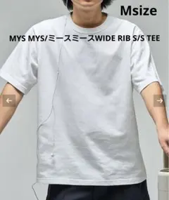 MYS MYS/ミースミースWIDE RIB S/S TEE　Msize
