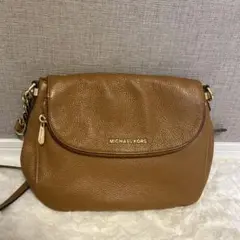 MICHAEL KORS ブラウンショルダーバッグ