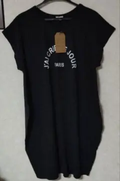 sale 新品 コットン バルーン ワンピース 黒 M Paris