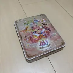 東京ディズニーランド　40周年　お菓子缶