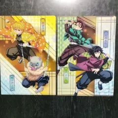 鬼滅の刃×くら寿司コラボ　クリアファイル2種類