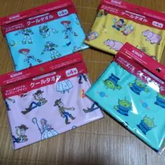 キリン ディズニー　デザイン　クールタオル 4枚セット