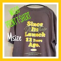 WEGO プリントTシャツ Mサイズ グレー